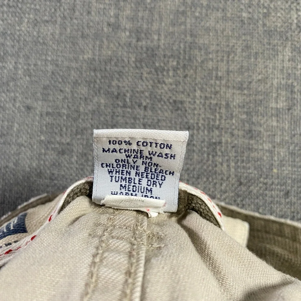 GAP Boot Fit Men's Tan Khaki Pants Size 34x34 Cotton Casual Relaxed